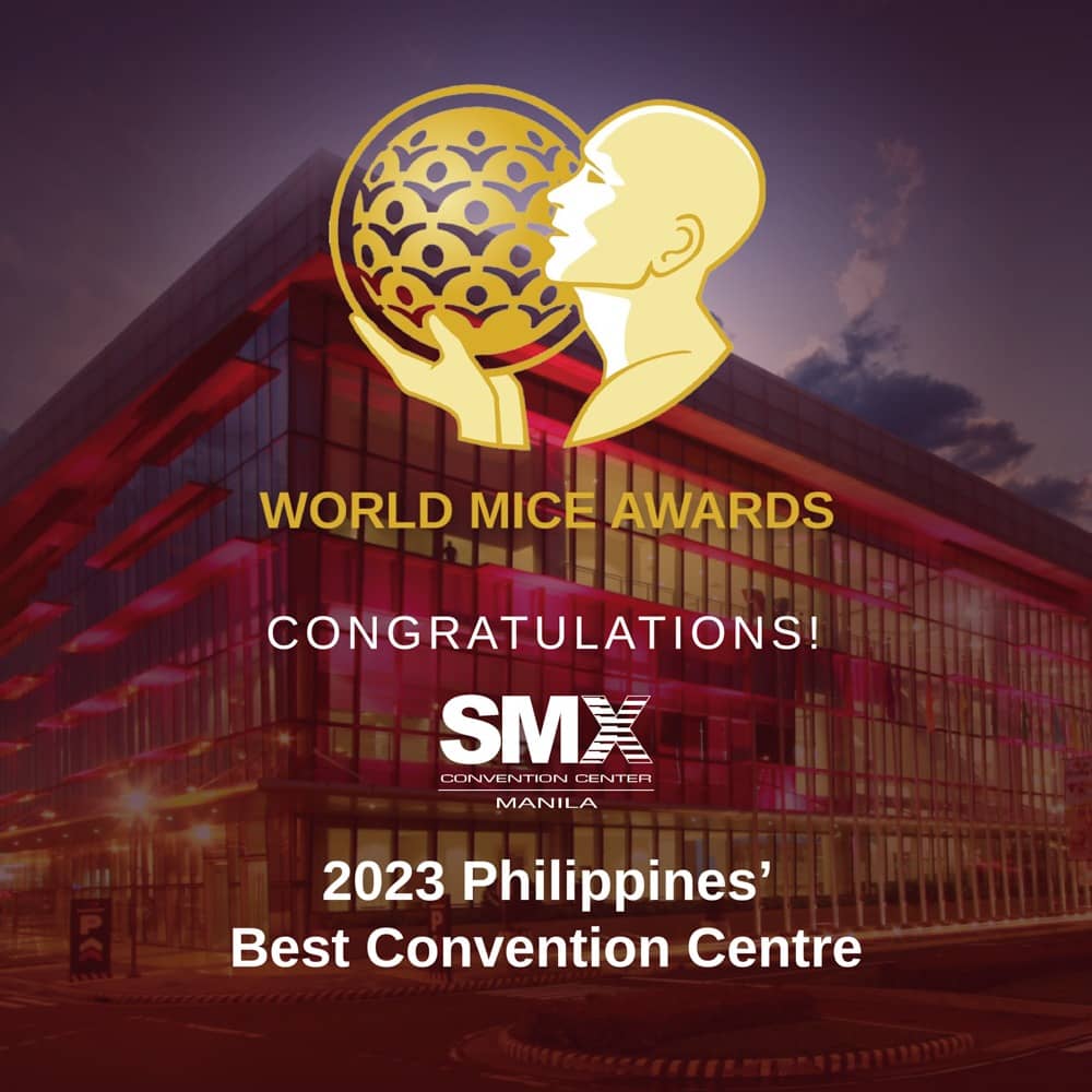 SMX Convention Center Manila Recognized as Philippines' Best at World MICE Awards 2023