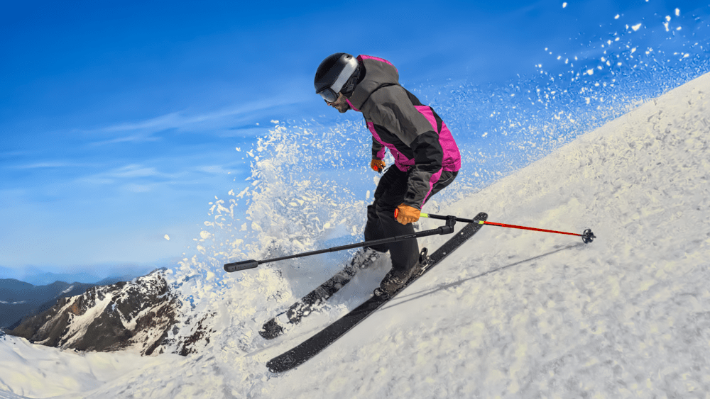 Insta360 X4 - Skiing
