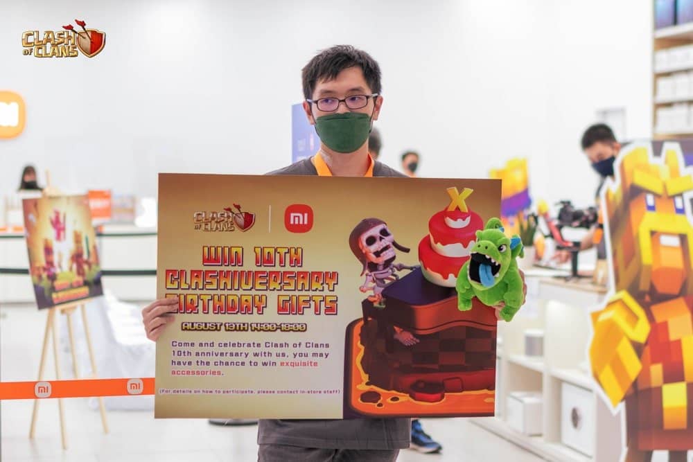 Clash of Clans cooperated with Xiaomi for its 10th Anniversary