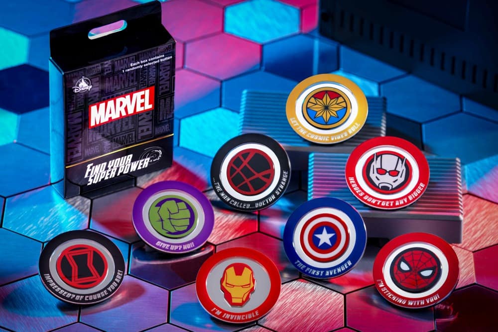 Hong Kong Disneyland Resort Marvel Season of Super Heroes Marvel Blind Box of Avengers Pins