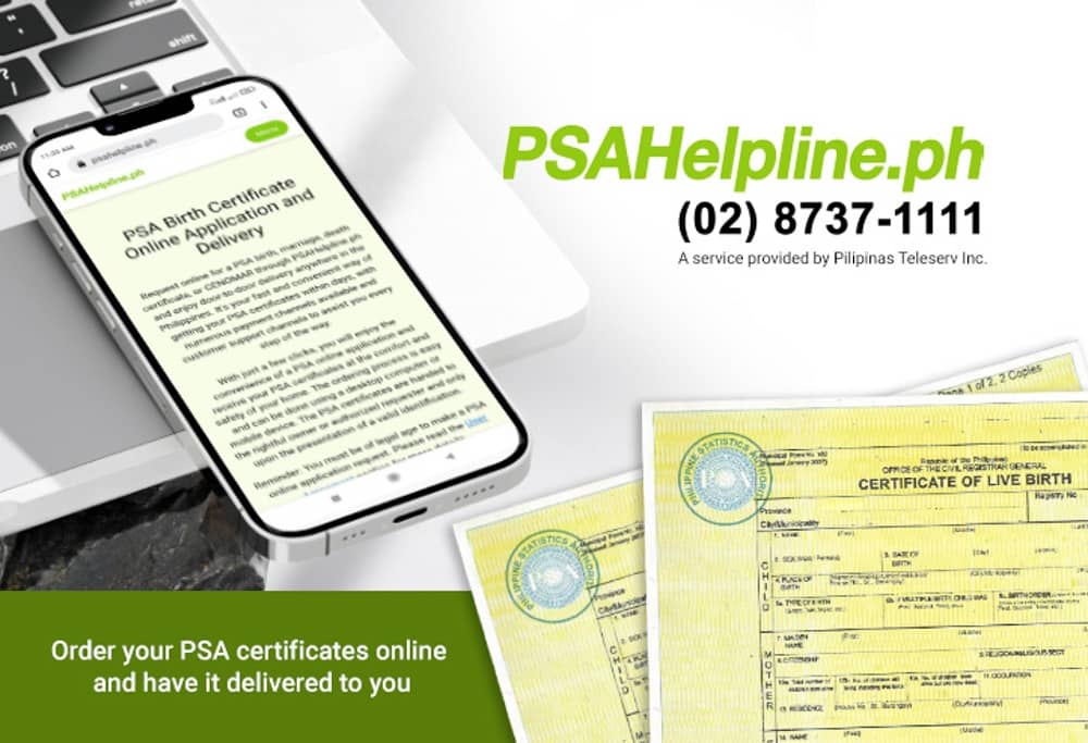 PSAHelpline PSA Birth Certificate Online Application and Delivery