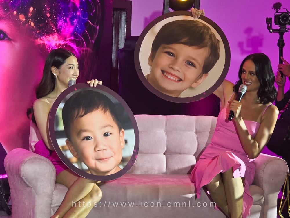 Promil Gold moms Kryz Uy-Young and Georgina Wilson-Burnand also playing “That’s my Gifted Kid” during the Promil Gifted Brain Room exclusive launch and talking about their gifted kids Scottie and Alfie