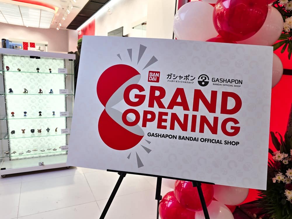 Bandai Gashapon Opens Second Shop in Greenhills Mall