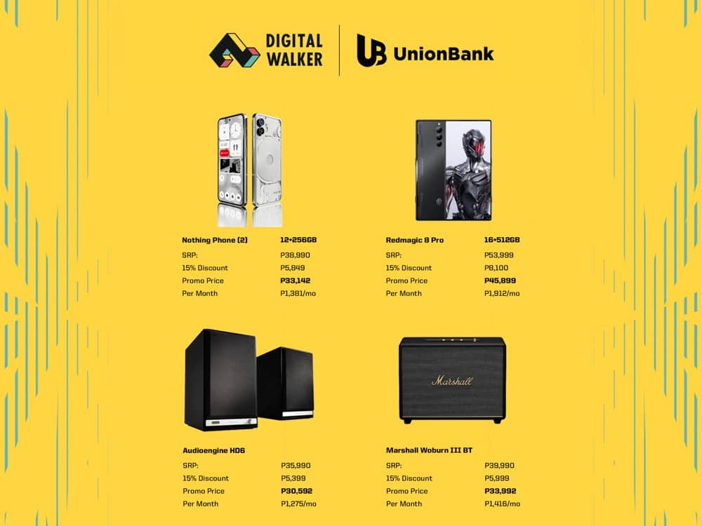 Digital Walker Flash Sale in Exclusive Partnership with Unionbank