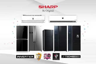 Experience Cool and Comfort with Sharp J Tech Inverter Refrigerator and Air Conditioner