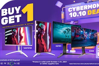AOC Gaming Monitors at Slashed Prices in the SM Megamalls 2021 Cyber Month Gadget Sale