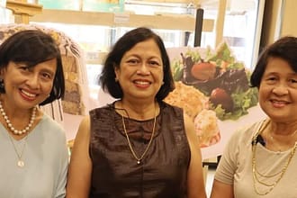 Contis Bakeshop and Restaurant founders Angie Conti Martinez Carole Conti Sumulong and Cecille Conti Maranon