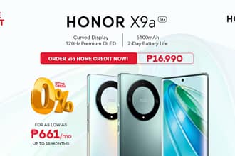 Power your lifestyle with HONOR X9a 5G through Home Credit
