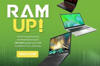 Acer RAM UP Promo