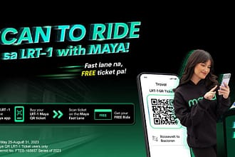 Scan to Ride sa LRT 1 with Maya