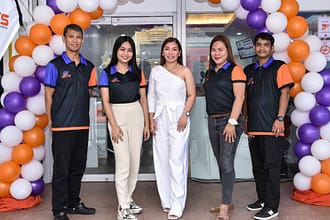 Anna Magkawas with the staff of the new BEXCS West Quezon City branch