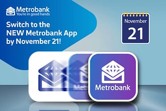 Its time to make the switch to the NEW Metrobank app