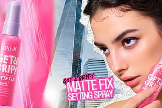 Unlock the Power of Long Lasting Makeup DAZZLE ME’s Get a Grip Matte Fix Setting Spray