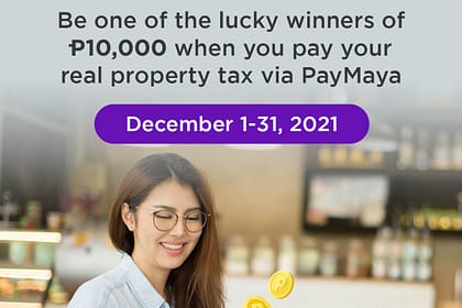 PayMaya x Real Property Tax promo