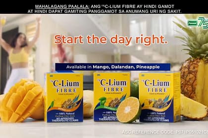 start your day right with C Lium Fibre
