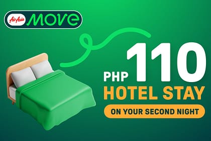 AirAsia MOVE introduces PHP110 promo rate for Hotel Stay Extensions