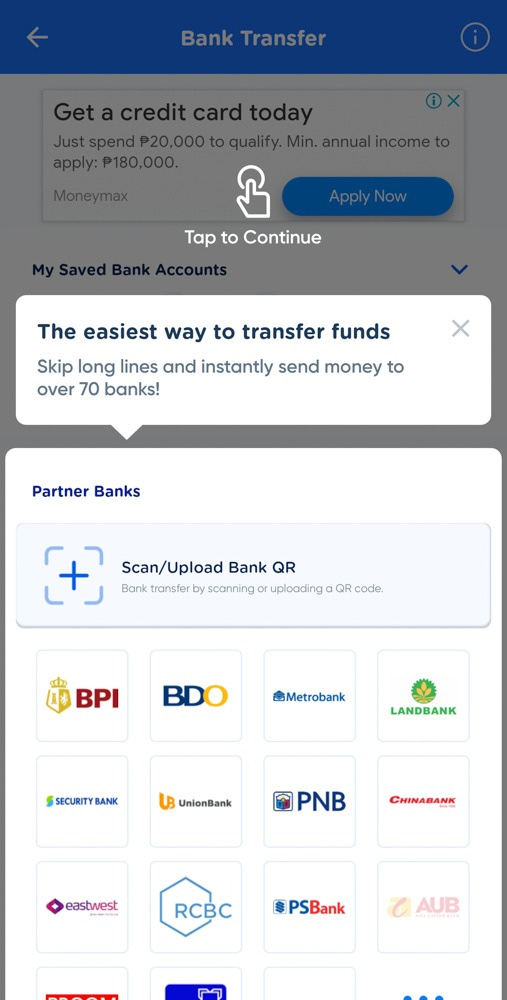 Transfer Funds From Your GCash to Maya Account