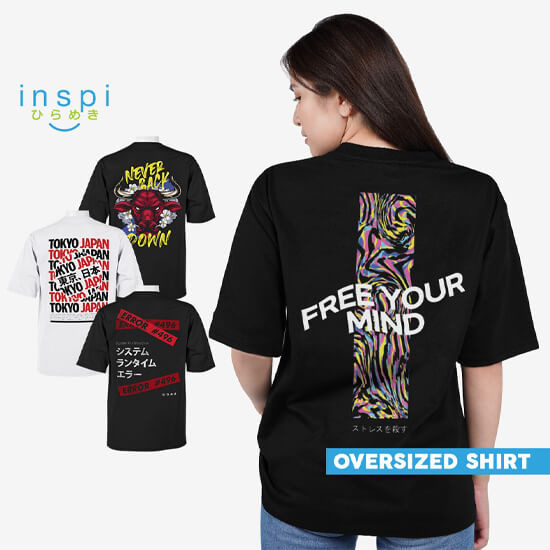 INSPI Oversized Shirt Collection Vol. 2 Graphic T shirt