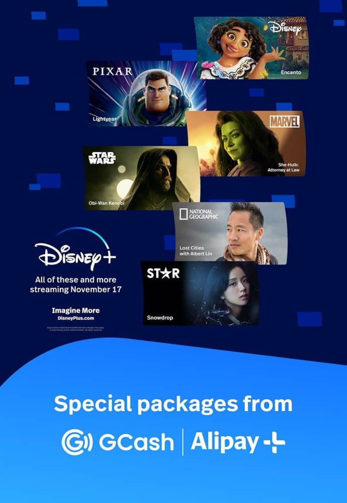 Alipay+ to offer special packages on GCash featuring Disney+