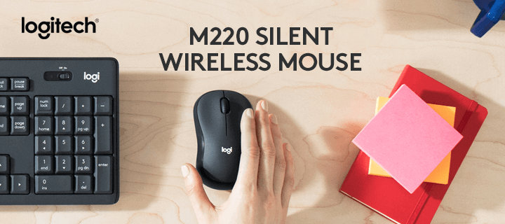 Gear Up for Your Online Classes with M220 Silent Wireless Mouse