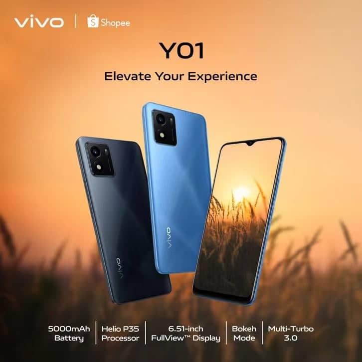 vivo Y01 is now available