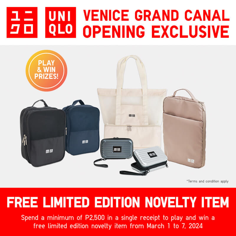 UNIQLO Venice Grand Canal Mall Limited Edition Novelty Item