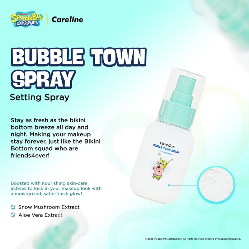 Careline Bubble Town Setting Spray