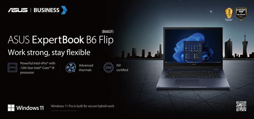 ASUS Philippines launches all new ASUS ExpertBook B6 Flip B6602F designed for AEC Professionals