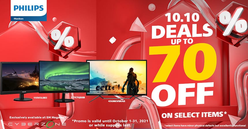 Philips Monitors Offer Markdown Prices during SM Megamalls 2021 Cyber Month Gadget Sale