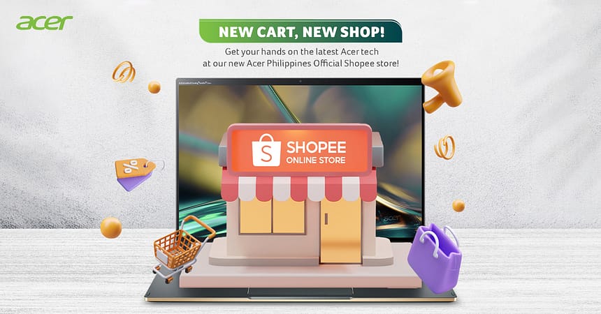 Acer Opens Official Store on Shopee