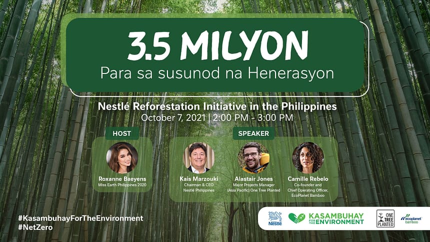 Nestle to plant 3.5 million native bamboo clumps and trees in the Philippines