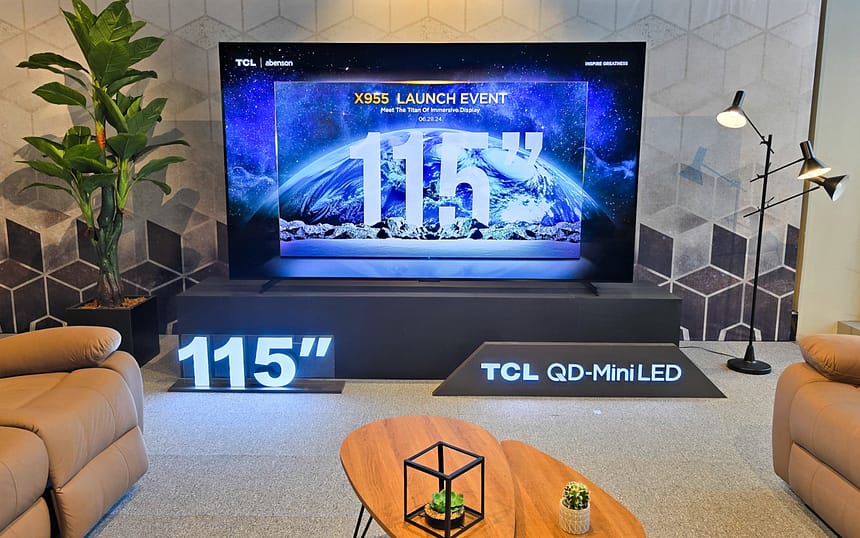 TCL and Abenson introduce the TCL 115inch X955