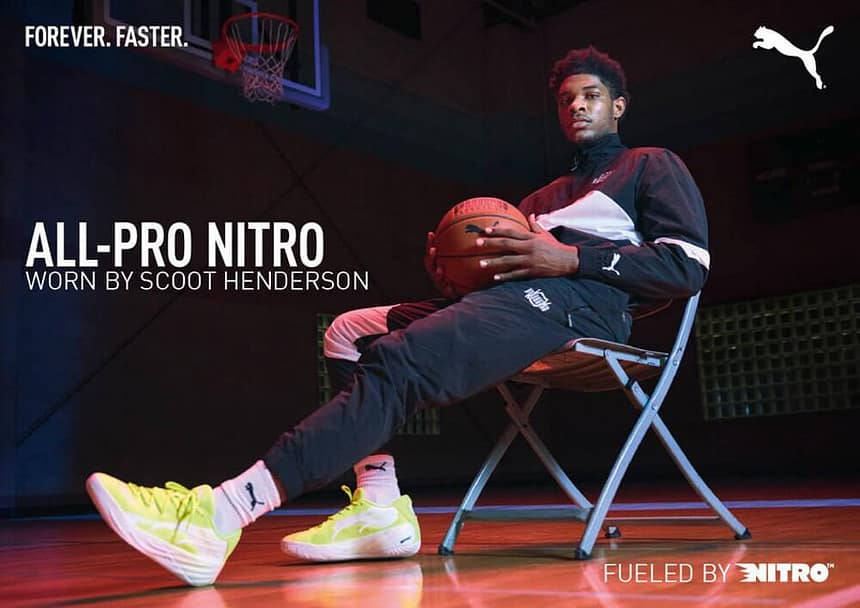 PUMA All Pro NITRO first worn by Kai Sotto at the 2023 NBA Summer League