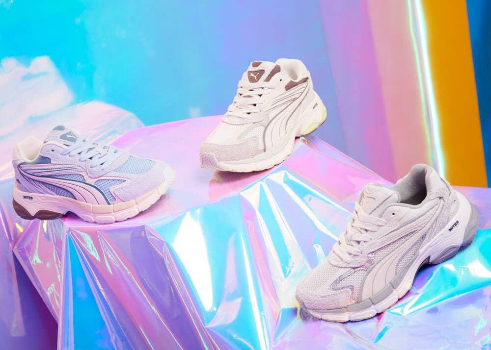 IVE and PUMA Collide in a 2000s Time Warp Teveris NITRO Campaign Unveiled